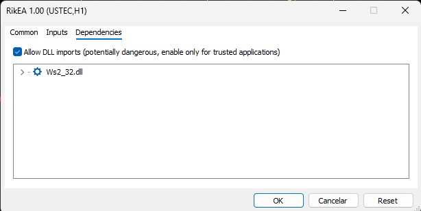 Allow DLL
